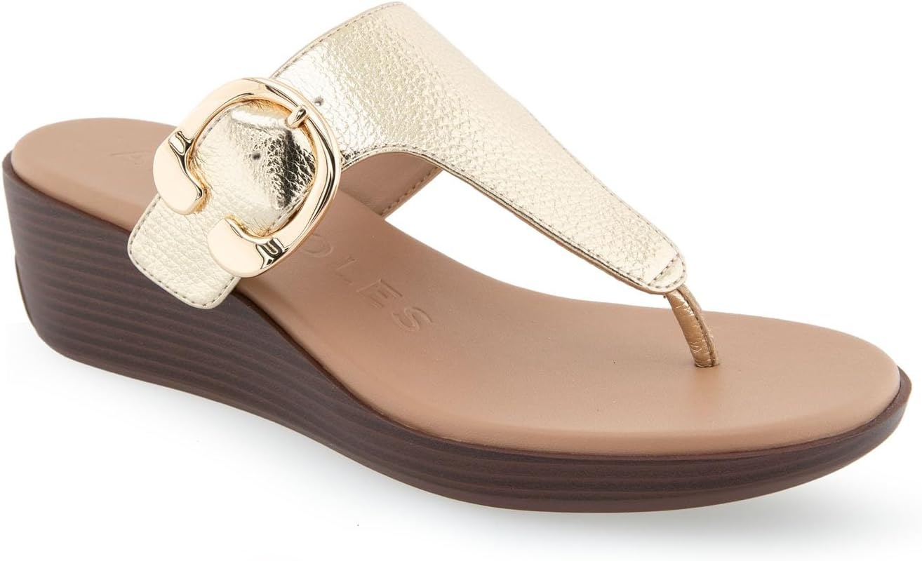 Aerosoles womens Izola(Soft Gold Pu)