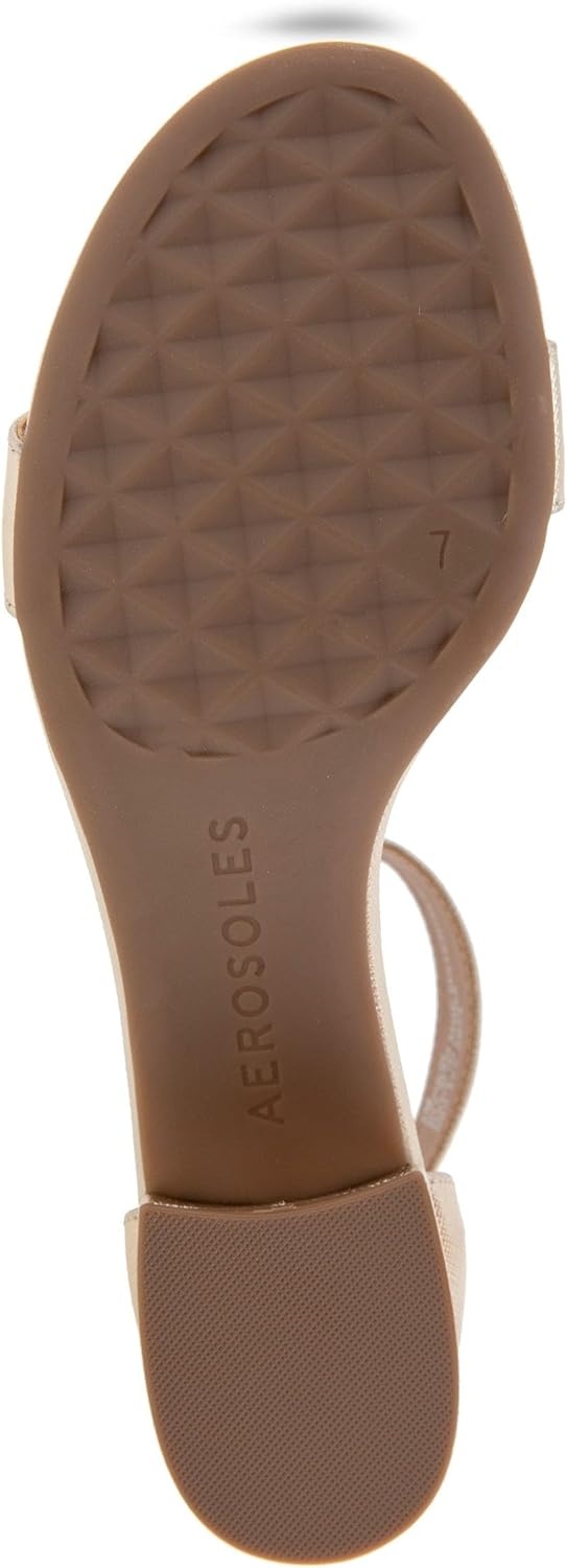 Aerosoles Women’s Carew(Gold Metallic Textured Faux Leather)