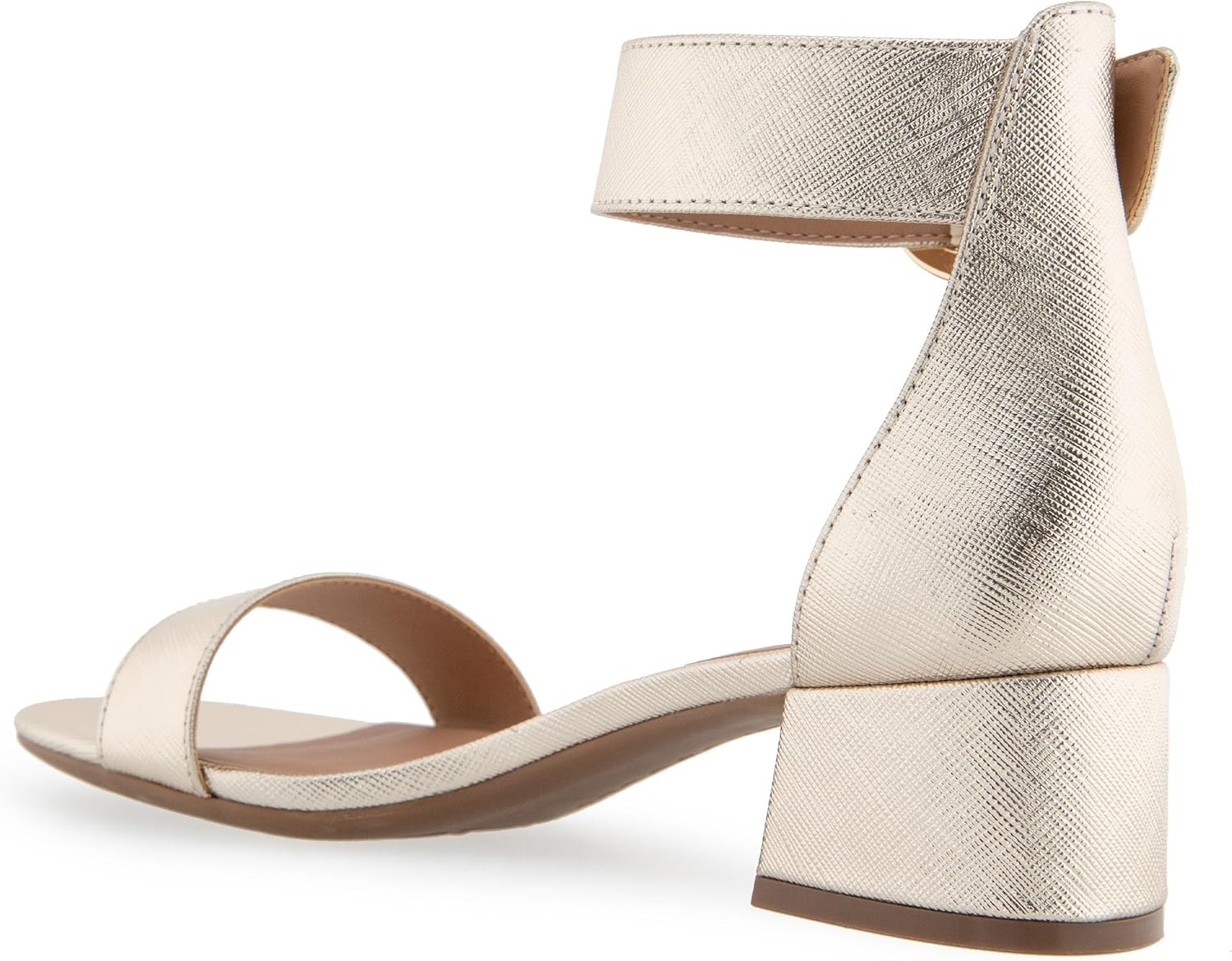 Aerosoles Women’s Carew(Gold Metallic Textured Faux Leather)