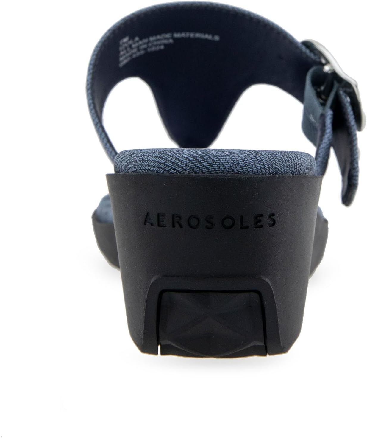Aerosoles womens Izola(Blue Jean Denim Textured Faux Leather)