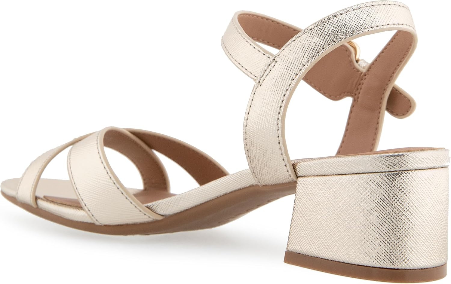 Aerosoles Women’s Cinzia(Gold Metallic Textured Faux Leather)
