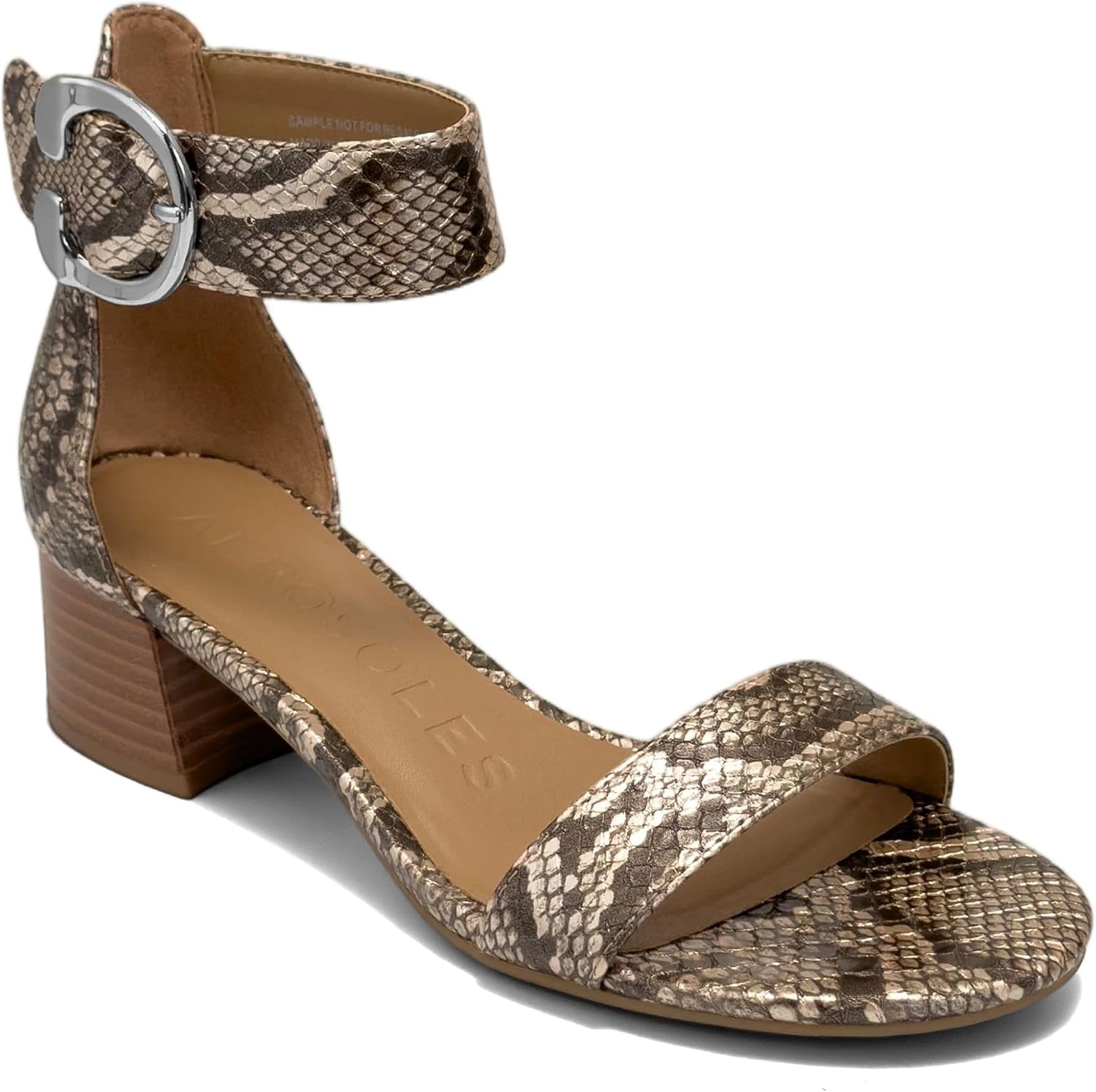 Aerosoles Women’s Carew(Champagne Metallic Snake)