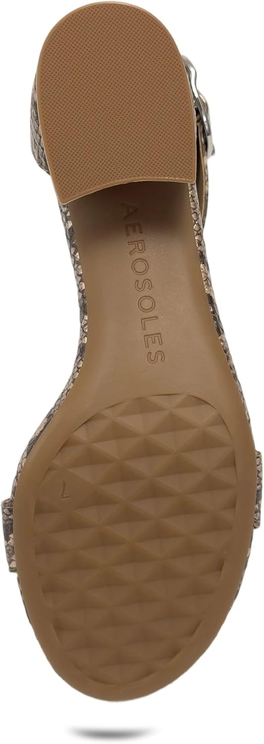 Aerosoles Women’s Carew(Champagne Metallic Snake)