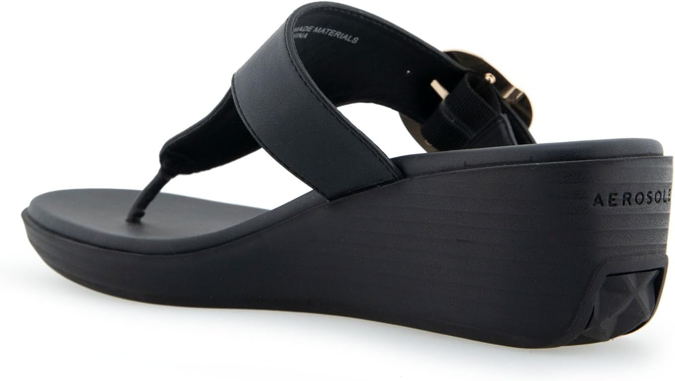 Aerosoles womens Izola(Black Pu)