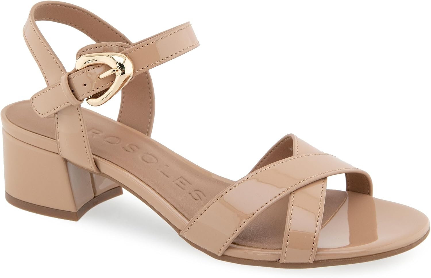 Aerosoles Women’s Cinzia(Beige Bisque Patent Faux Leather)