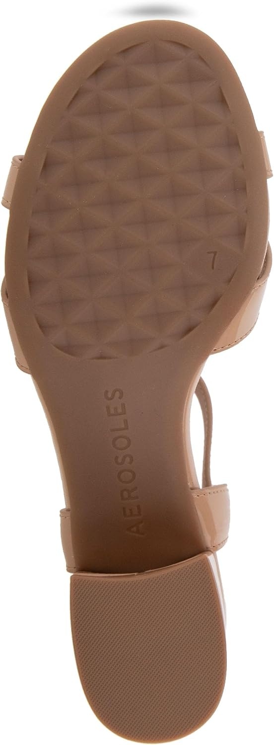 Aerosoles Women’s Cinzia(Beige Bisque Patent Faux Leather)
