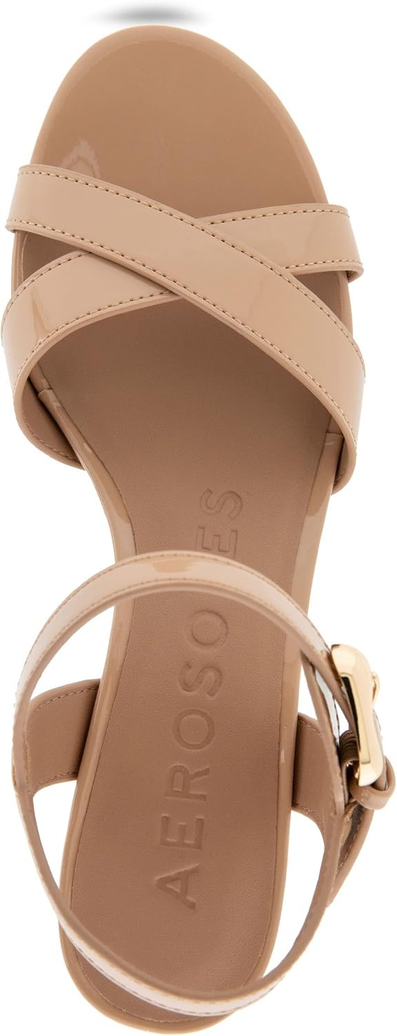 Aerosoles Women’s Cinzia(Beige Bisque Patent Faux Leather)