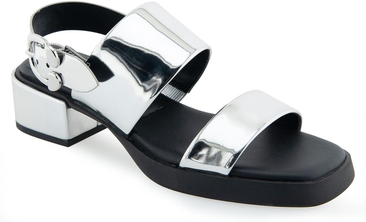 Aerosoles Women’s Dove(Silver Mirror Metallic Pu)