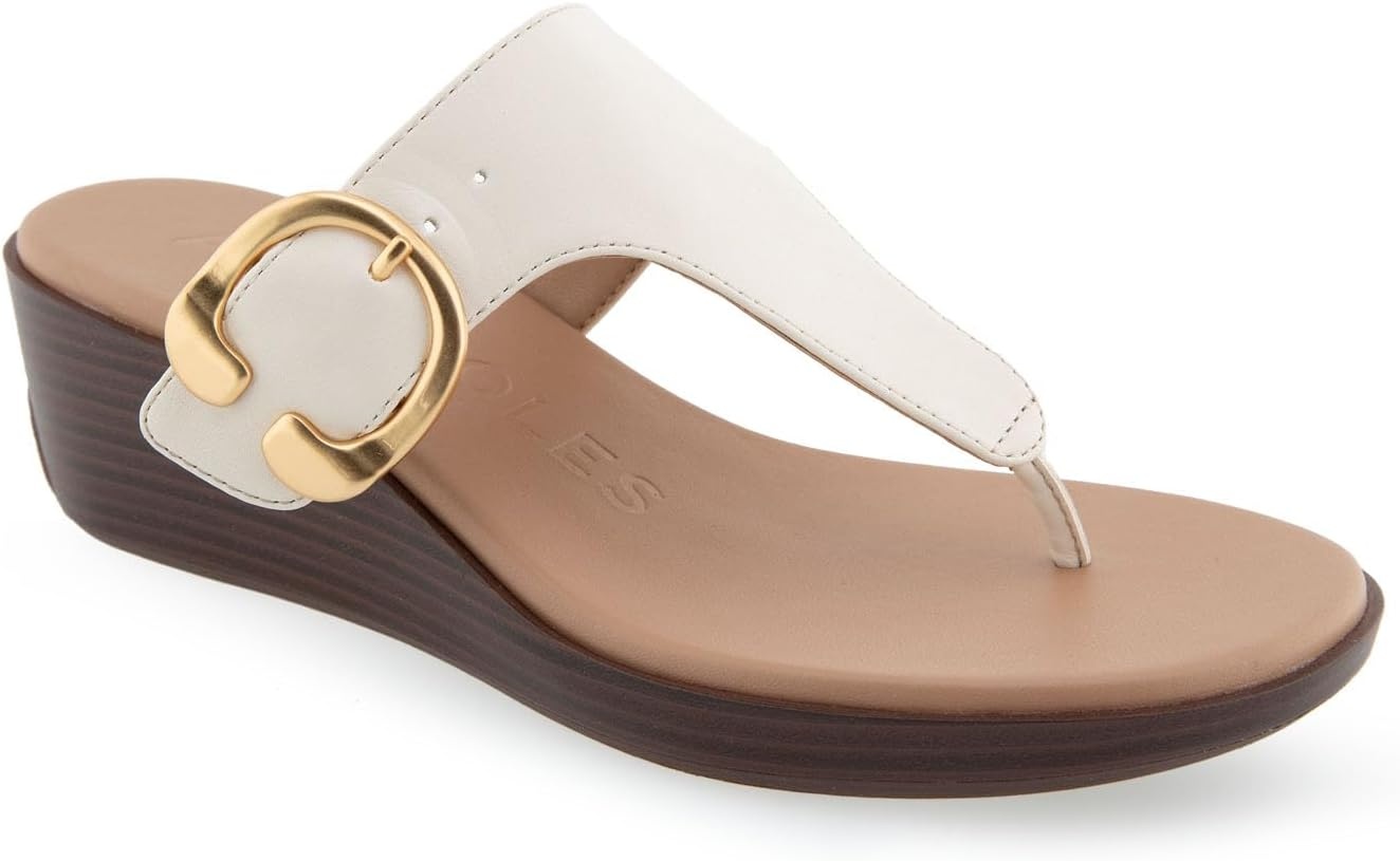 Aerosoles womens Izola(Eggnog Pu Leather)