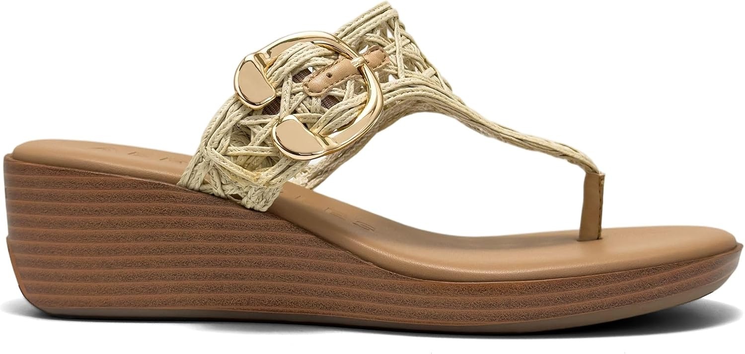 Aerosoles womens Izola(Natural Crochet Raffia)