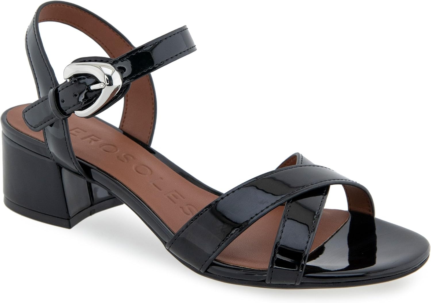 Aerosoles Women’s Cinzia(Black Patent Faux Leather)