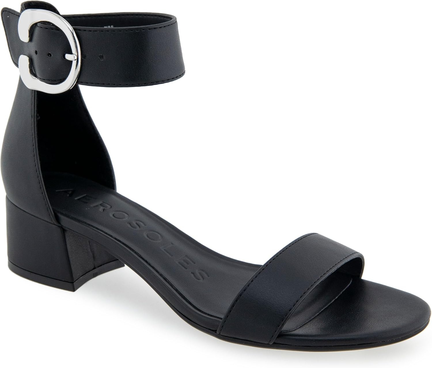 Aerosoles Women’s Carew(Black Faux Leather)
