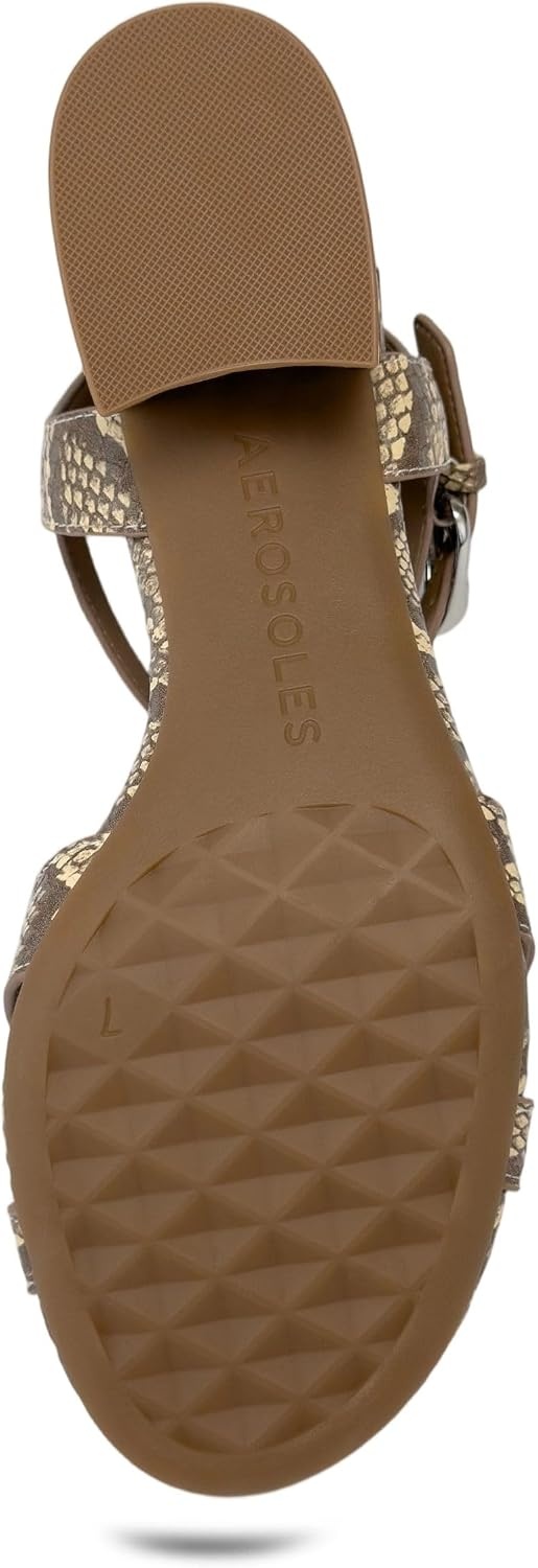 Aerosoles Women’s Cinzia(Pale Yellow Faux Snake Print)